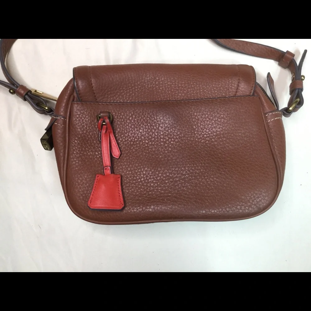 J. Crew Signet Flap Crossbody with Lock & Key
